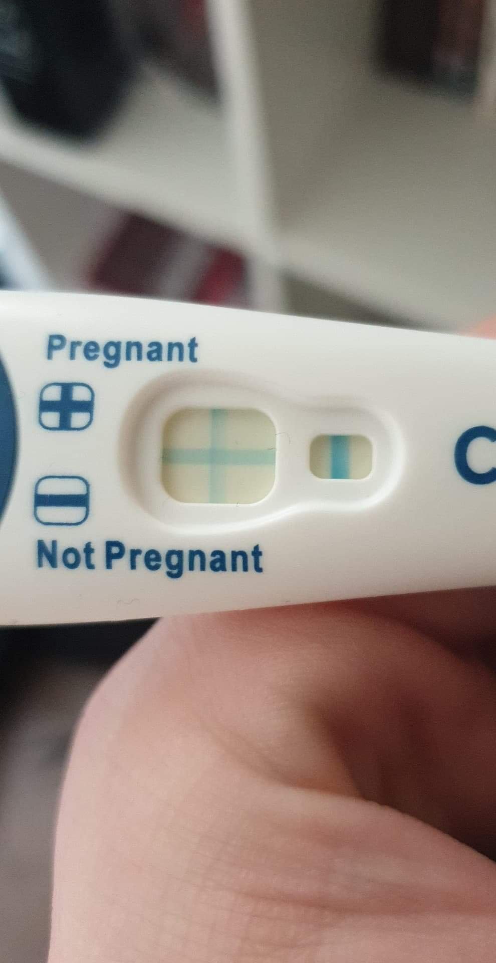 Our positive pregnancy test