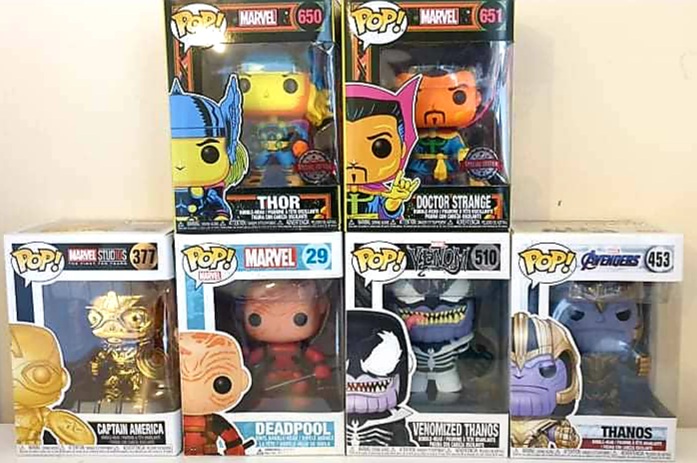 Another collection of Funko Pop! Vinyl Figures.