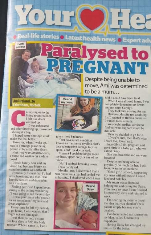 Ami's story featured in That's Life monthly magazine
