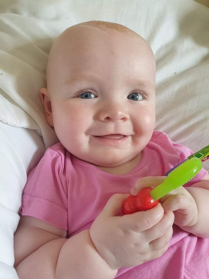 Daisy smiling