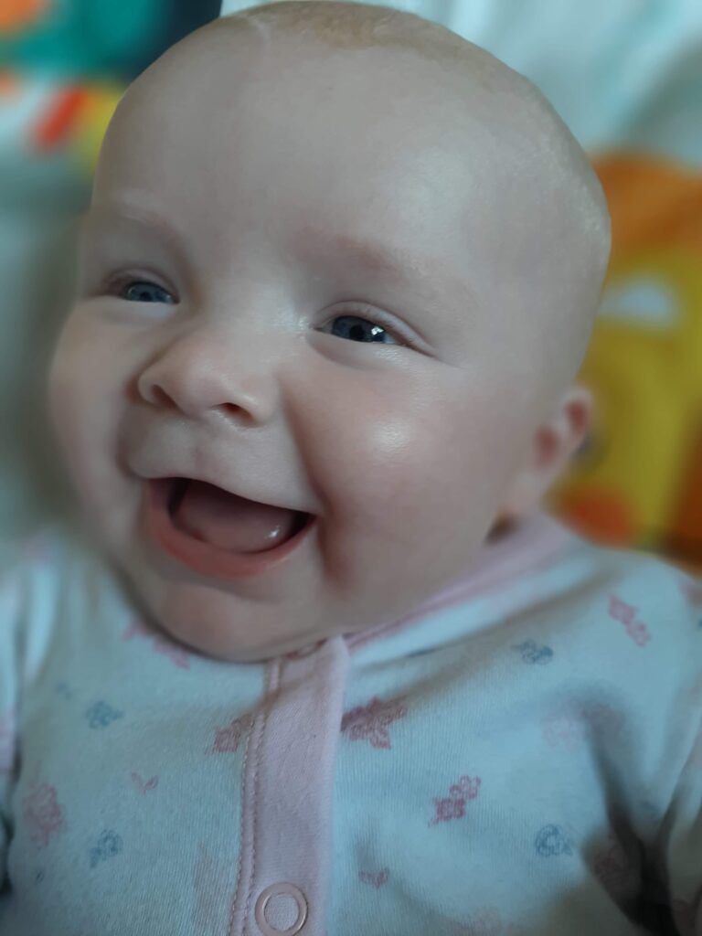 Daisy smiling