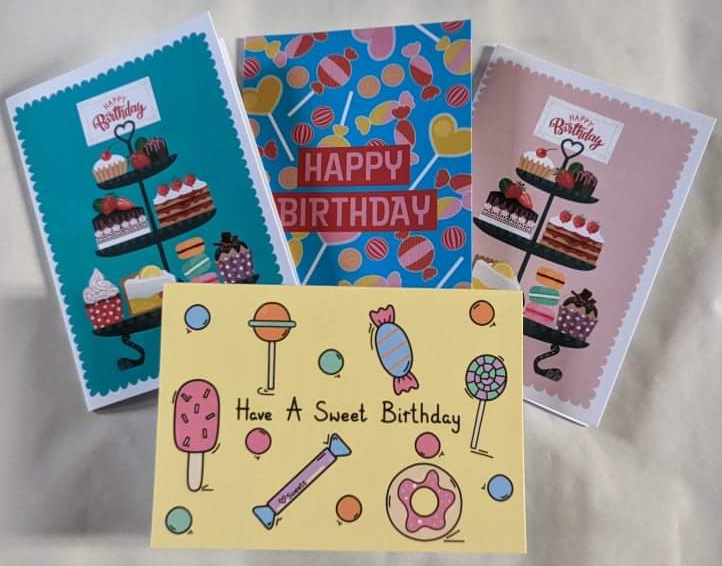 Sweet Treats Themed Cards