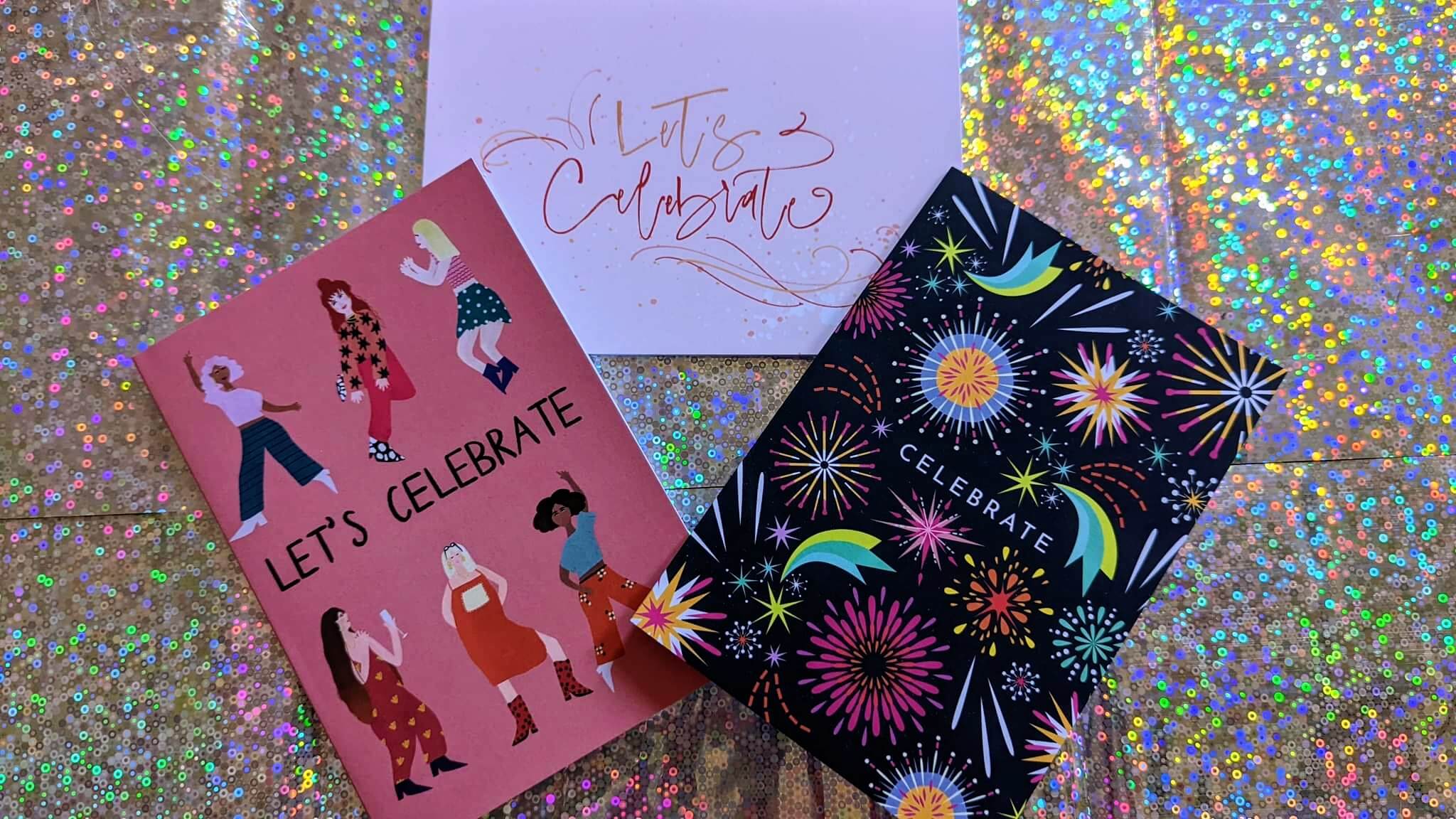 Celebration themed cards