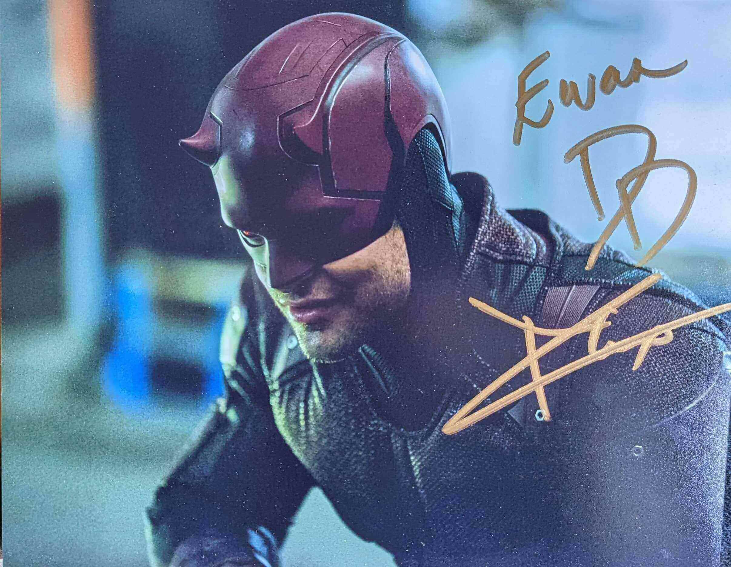 Daredevil photo signed by Charlie Cox